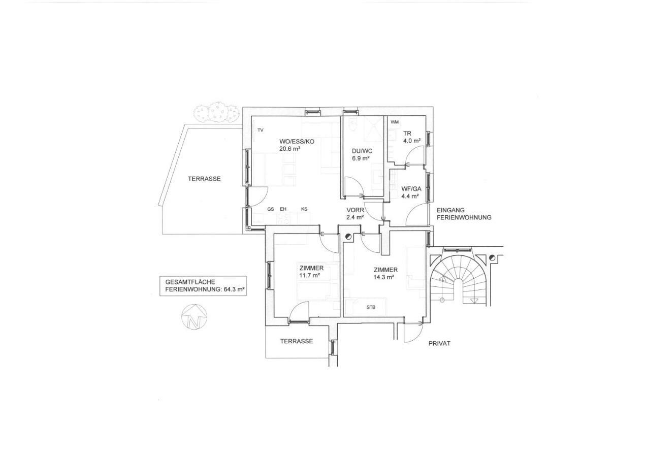 Ferienwohnung Daerflihof 巴特罗马贝格 外观 照片